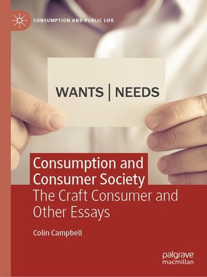 cover image of Consumption and Consumer Society